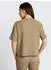 Tom Tailor Crinkle T-Shirt mit V-Ausschnitt (1052160) olive white structure