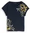 Tom Tailor T-Shirt Regular Fit beige/dunkelblau/gelb
