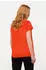 Ulla Popken T-Shirt mit Wasserfall Oversized (818189) hellorange