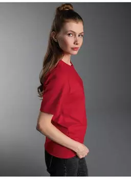 Trigema DELUXE T-Shirt Baumwolle (57226069) kirsch