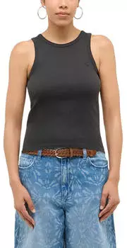 MUSTANG Style Adena Kurzarmshirt schwarz