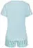 Vivance Dreams Shorty mit Streifenmuster (74263625) cyanblau/pastellblau/hellrot