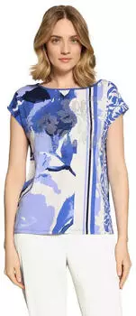 Betty Barclay Kurzarmshirt mit Aufdruck (81078904) blau/gr&uuml;n