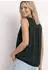 Street One Jersey Top mit Elastiksaum (A325503) deep bound green