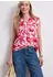 Street One Shirt Top mit floralem Allover-Print (A325290) off white/pink