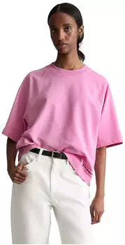 Marc O'Polo T-Shirt Material Mix Relaxed Fit (83427249) pale bubblegum
