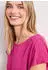 Street One T-Shirt mit Boat Neck und Smok-Detail Pink (A32526417281)