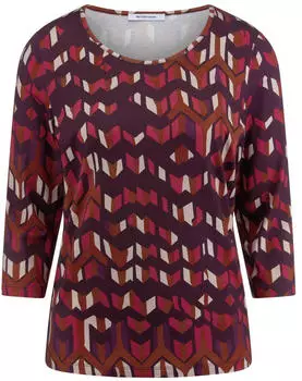 Peter Hahn Rundhals-Shirt 3/4-Arm rot (120545)