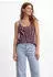 Street One Top mit V-Neck und Deko-Detail Rot (A32546327820)
