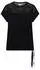 Cecil T-Shirt Marled Comfort Fit mit Boatneck (B325369) schwarz