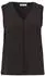 Street One Top mit V-Neck und Crochet-Tape, Loose Fit (A325244) braun