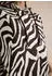 Cecil Kapuzensweatshirt mit Zebraprint (B324986) brown cacao