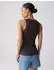 Opus ILESSO Slim Tank Top dunkelbraun