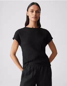 Opus SALTI Blusenshirt Regular Fit schwarz