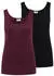 Cecil Basic Top (B322820) blush rose/sweet grape red