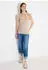 Cecil Basic Top (B322820) grain beige/schwarz
