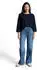 Tom Tailor Langarmshirt mit Ottoman-Struktur (1050420) dunkelblau