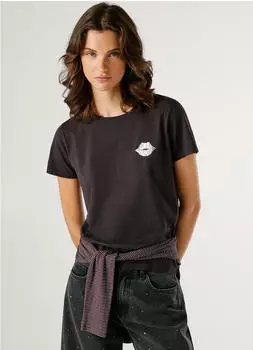 Pepe Jeans Brule T-Shirt mit Rundhals (PL5000082) 999schwarz/weiß