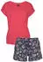 Vivance Dreams Shorty aus weichem Frottee (82443219) mauve/dunkelblau/geblümt