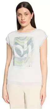 Betty Barclay Shirt mit 3/4-Arm und Schmucksteinen (17868012) patch cream/gr&uuml;n