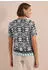Cecil Print-Shirt mit geschlitztem Rundhalsausschnitt (33653256) khaki