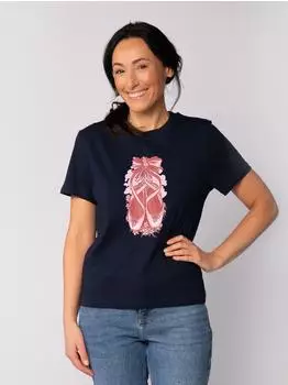 watapparel Ballettschuhe T-Shirt french navy