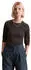 Marc O'Polo Langarmshirt aus Bio-Baumwolle-Modal-Stretch-Jersey (48488861) black espresso