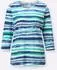 Witt Weiden Rundhals-Shirt 3/4-Arm mint-ecru-bedruckt
