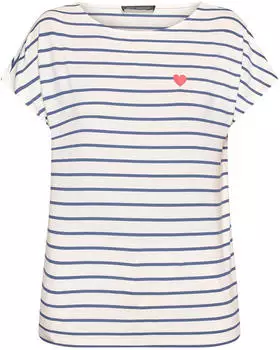 Betty Barclay Ringelshirt mit Rippenstruktur (90151700) wei&szlig;/blau