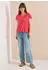 Cecil T-Shirt mit elastischem Bund (84469630) coral