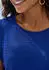Lascana T-Shirt mit modischer Struktur (62310323) saphirblau