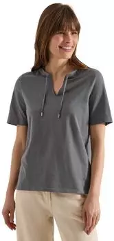 Cecil Tunika T-Shirt graphite light grau