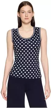Betty Barclay T-Shirt mit Rippb&uuml;ndchen dunkelblau/wei&szlig;