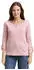 Tom Tailor Henleyshirt mit Turn-Up-Arm (1024036) offwhite pink small stripe