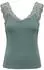 Only ONLLou / ONLLUNI TANK TOP WITH LACE DETAIL Spitzentop Regular Fit (12846300) balsam green