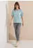 Cecil T-Shirt mit Brusttasche (B325429) crystal mint/weiß