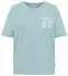 Cecil T-Shirt mit Brusttasche (B325429) crystal mint/weiß
