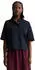 Marc O'Polo Poloshirt aus Crinkled Organic Cotton-Mix Regular Fit (35189438) dunkelblau