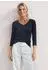 Street One Frauen 3/4-Arm Shirt mit Knopfdetail in Blau Gr: (A32558017915)