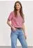 Street One Frauen T-Shirt mit Boat Neck und Streifen in Pink Gr: (A32557227846)