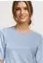 Street One Frauen Basic T-Shirt mit Rundhals in Unifarbe in Blau Gr: (A32557017914)