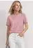 Street One Frauen Basic T-Shirt mit Rundhals in Unifarbe in Rosa Gr: (A32564617927)