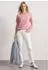 Street One Frauen Basic T-Shirt mit Rundhals in Unifarbe in Rosa Gr: (A32564617927)