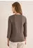 Cecil Rundhalsshirt aus reiner Baumwolle urban taupe