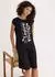 bonprix Shirt aus Bio-Baumwolle mit Applikationsband (95334495) schwarz