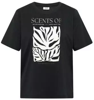 Cecil Style Lea T-Shirt mit Rundhals und Frontprint (B325433) palm breeze gr&uuml;n