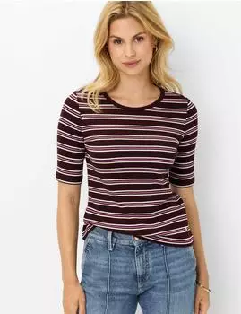 BRAX CARINA Kurzarmshirt blackberry violet