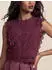 APART Lace Top weinrot