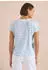 Cecil Strukturshirt mit Streifenmuster (34292761) ecru/hellblau