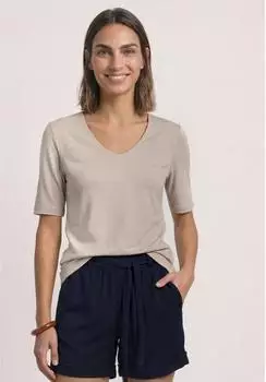 Street One Basic T-Shirt mit blickdichter Front (A31766517727)